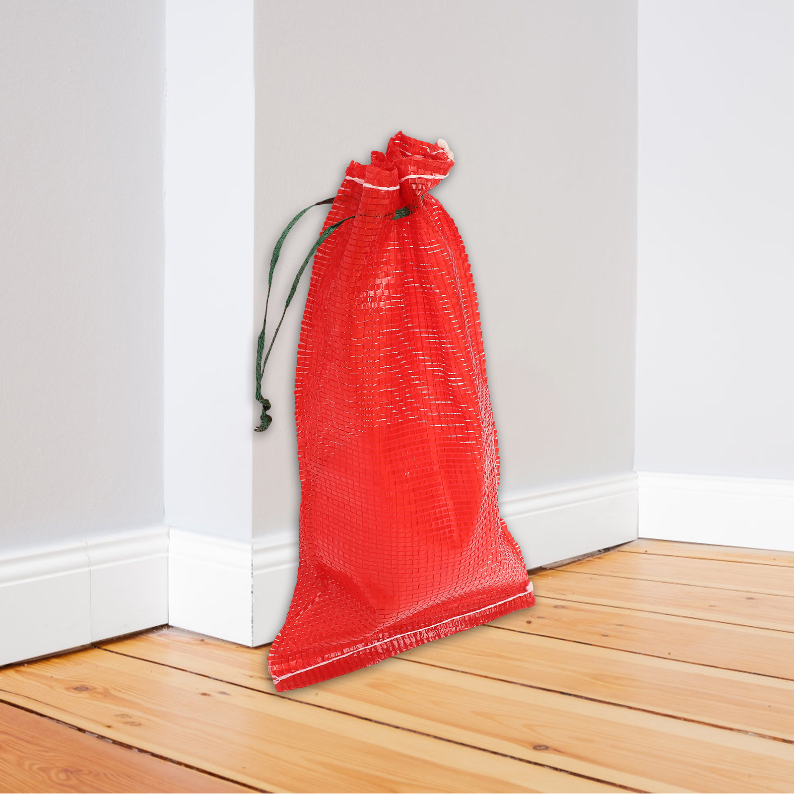 Produce Bag Reusable Mesh - 25個入りメッシュ農業用包装袋 再利用可能な玉ねぎ収納用巾着ネットバッグ 野菜収納用メッシュホルダー