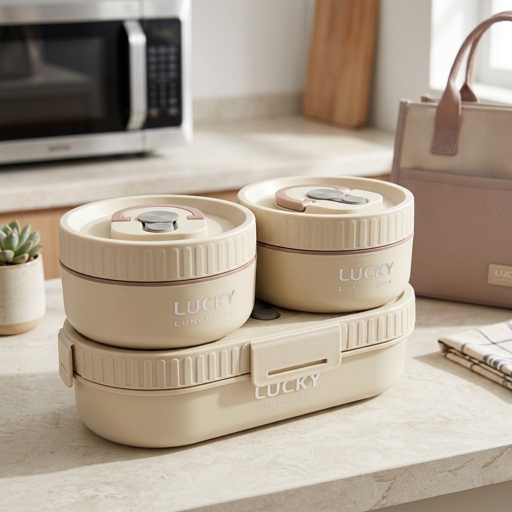 Food Storage 30 Years - 電子レンジ対応ステンレス製ランチボックス、漏れ防止弁当箱セット、大人と子供、学校、オフィス用の携帯食品保存容器