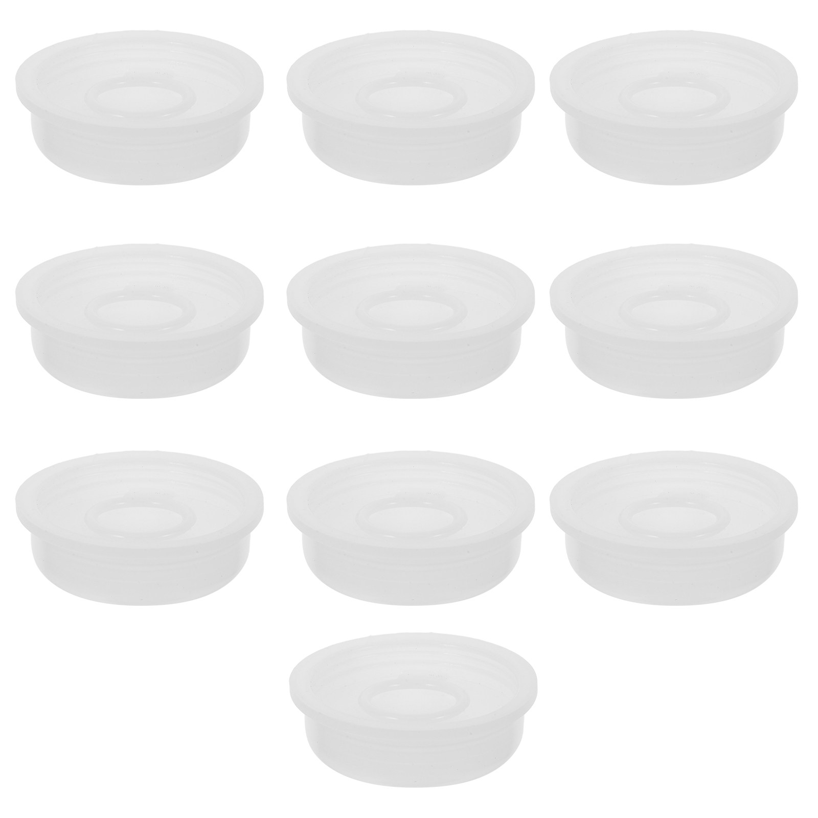Food Storage With Lids - 10個入り プラスチック製化学薬品保管バケツ蓋 20-25L 漏れ防止スクリューシール蓋 プルリング付き 理想的な塗料、ペットフード、鶏の餌の保管に最適