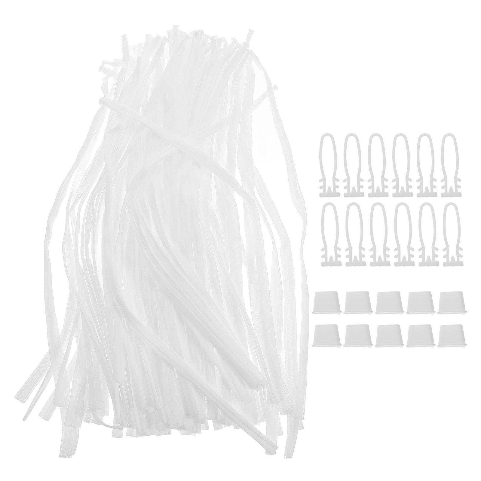 Produce Bag Reusable Mesh - 100セット 再利用可能なメッシュ製野菜保存袋 強力な耐破れ性 野菜収納ネット 伸縮性のある食料品・果物保存袋