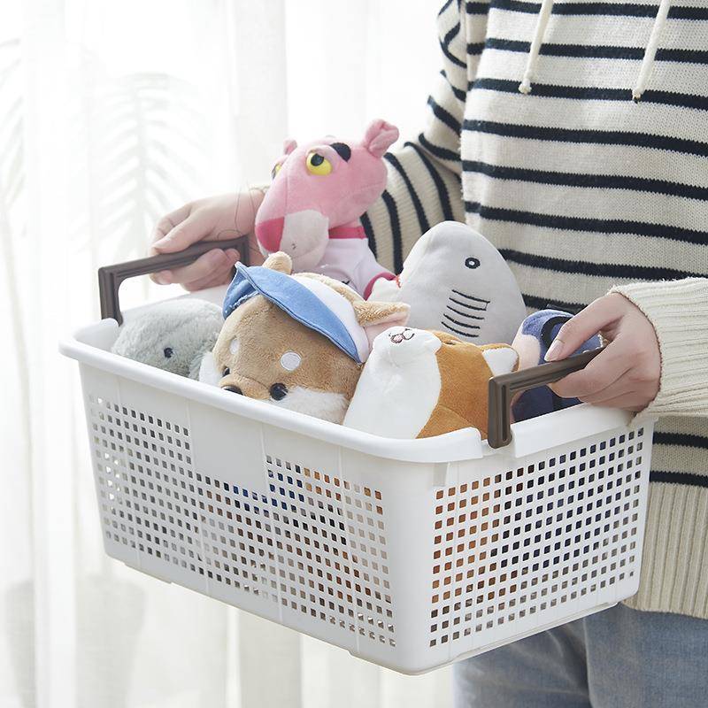 和風中空プラスチック収納バスケット浴室キャビネット雑貨オーガ - Food Storage Without Plastic のレビューと価格