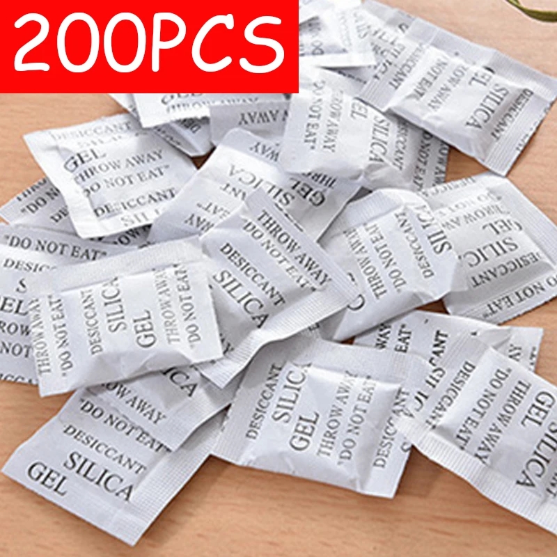 100-300 個パック非毒性シリカゲル乾燥剤湿った吸湿剤除 - Food Storage In Cabinets のレビューと価格