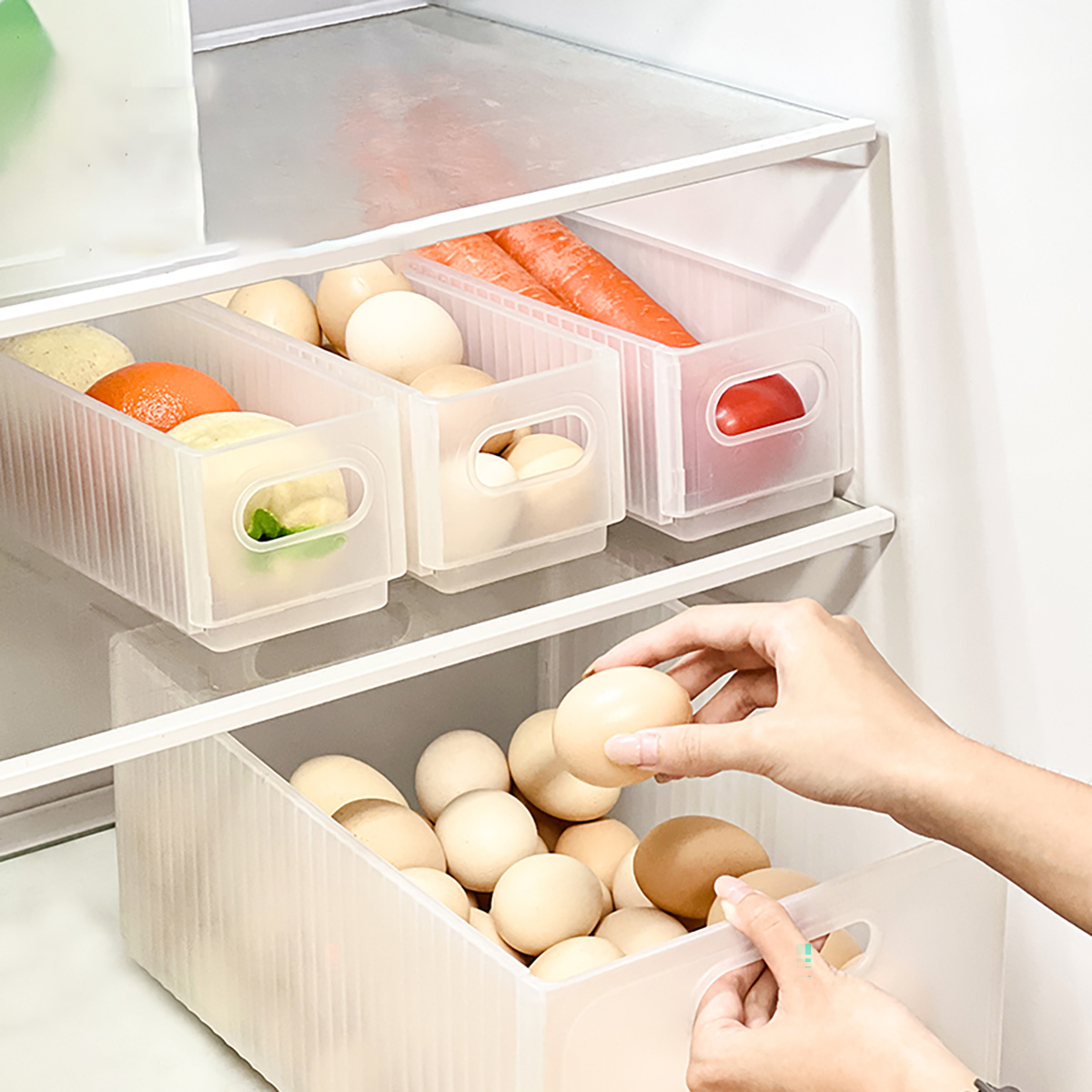 WORTHBUY プラスチック製折りたたみ式冷蔵庫収納ボック - Food Storage Without Plastic のレビューと価格