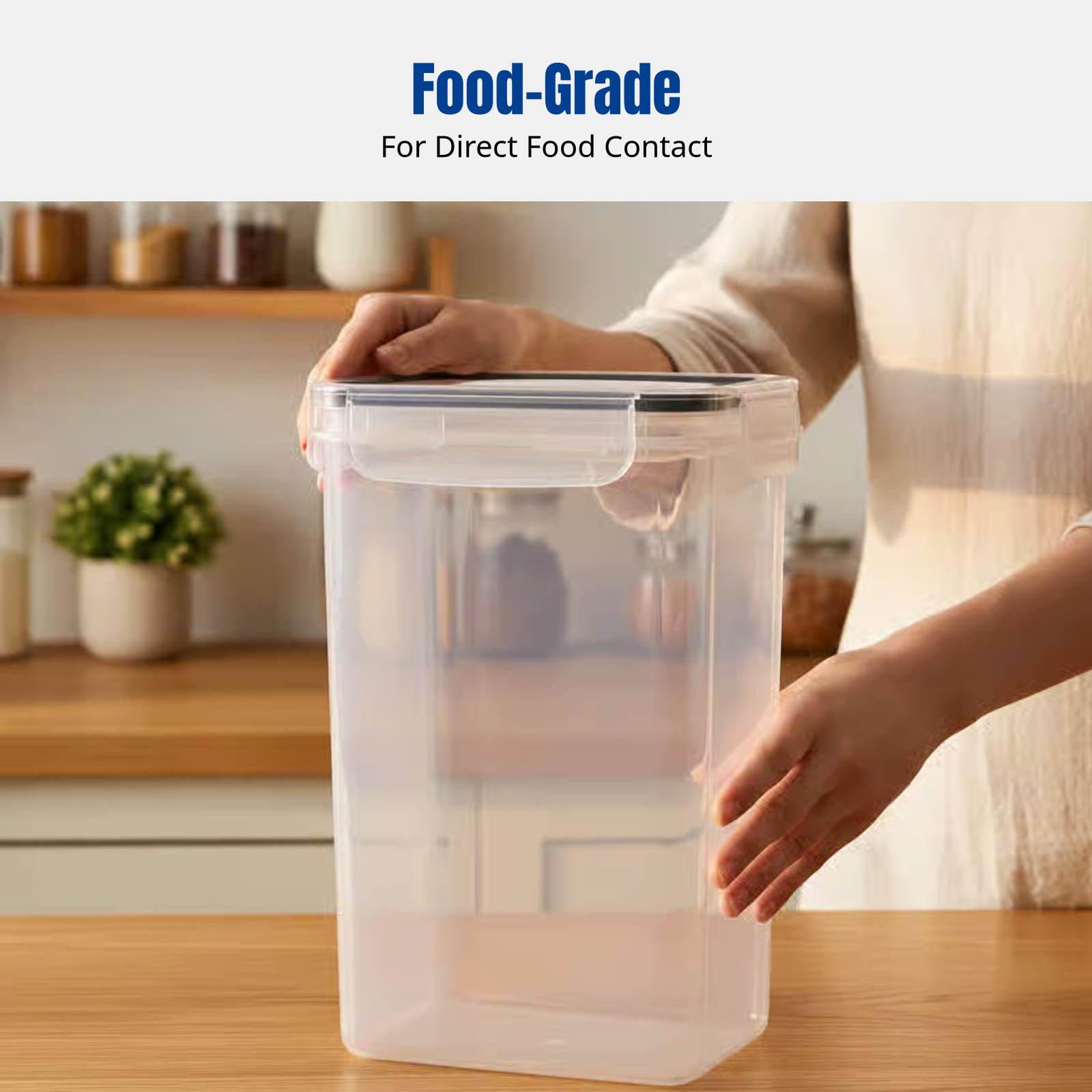 気密食品保存容器セット、大容量、透明、積み重ね可能、冷蔵庫用 - Food Storage Refrigerator のレビューと価格