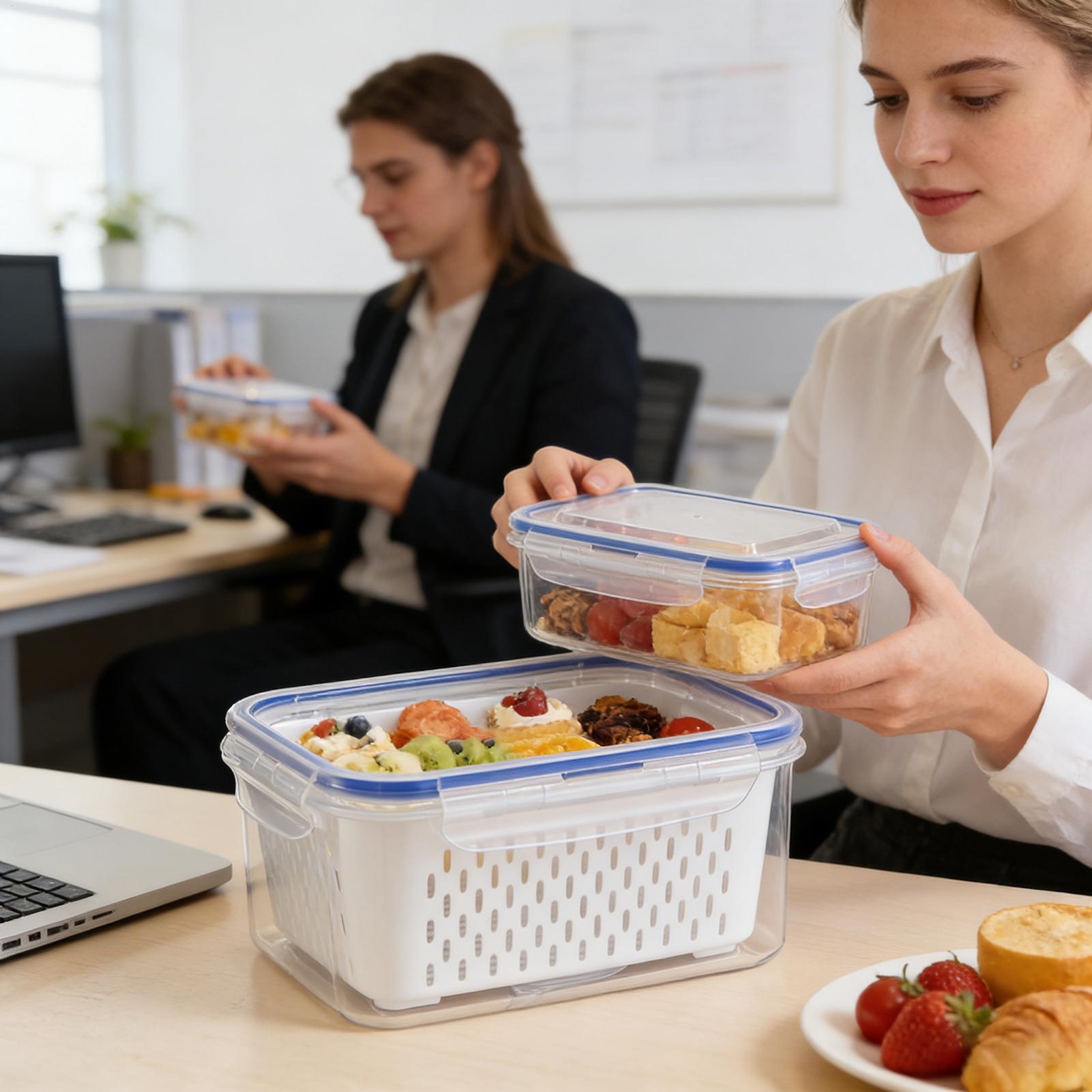 4 in 1 食品保存容器 4 in 1 漏れ防止透明オーガ - Food Storage Refrigerator のレビューと価格