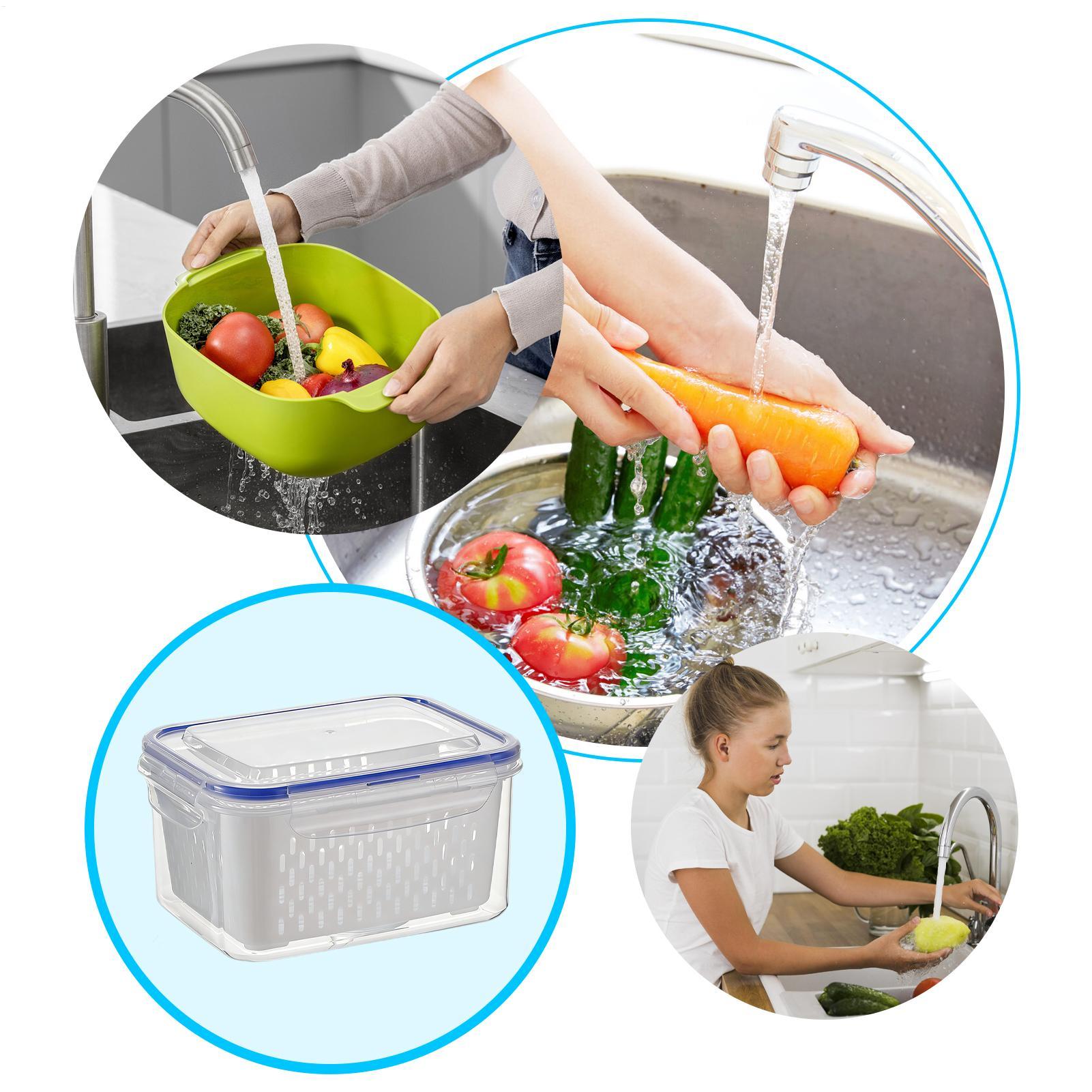 4 in 1 食品保存容器 4 in 1 漏れ防止透明オーガ - Food Storage Refrigerator のレビューと価格