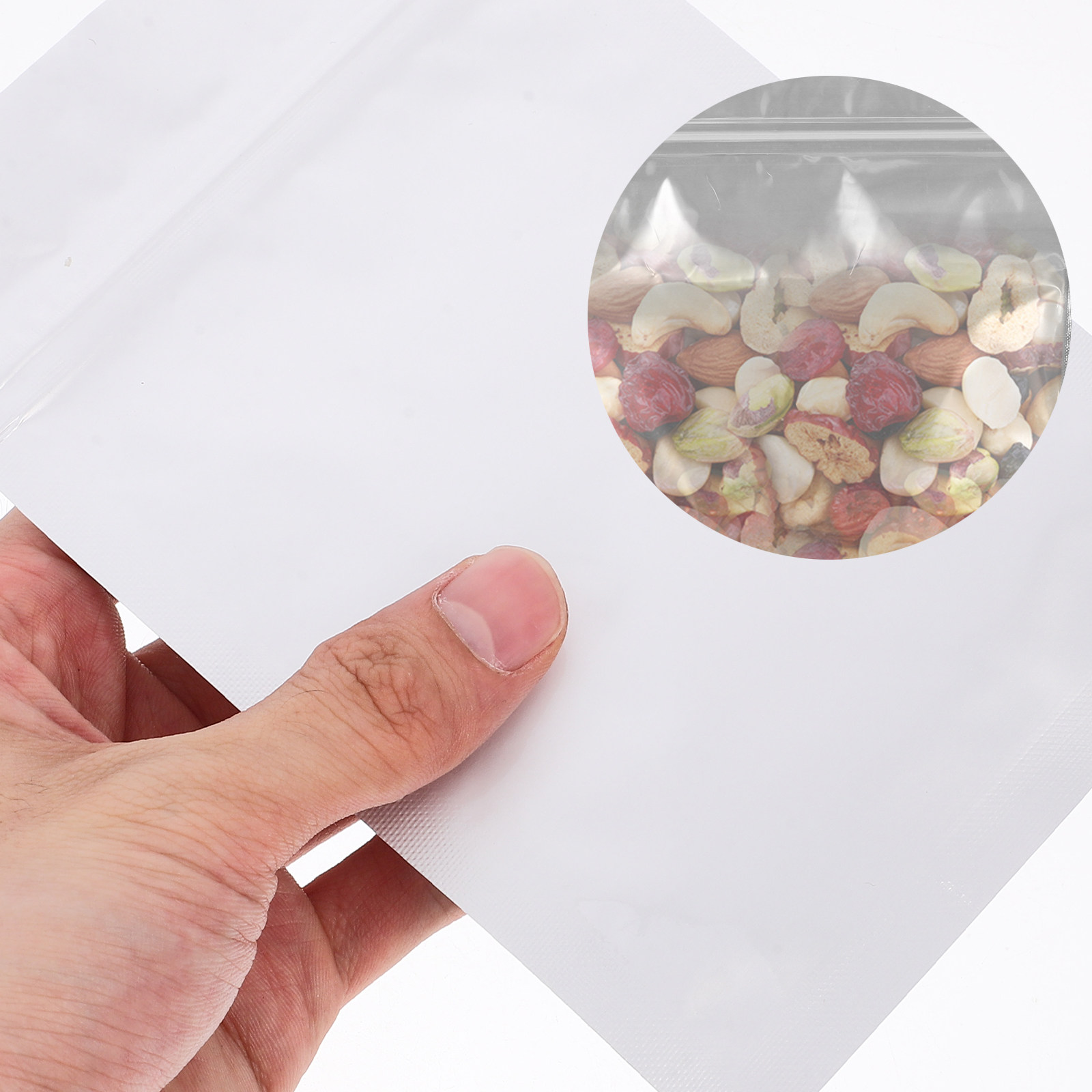 50枚入り 密閉性のある再封可能な袋 食品保存用ポーチ スナ - Food Storage Bag のレビューと価格