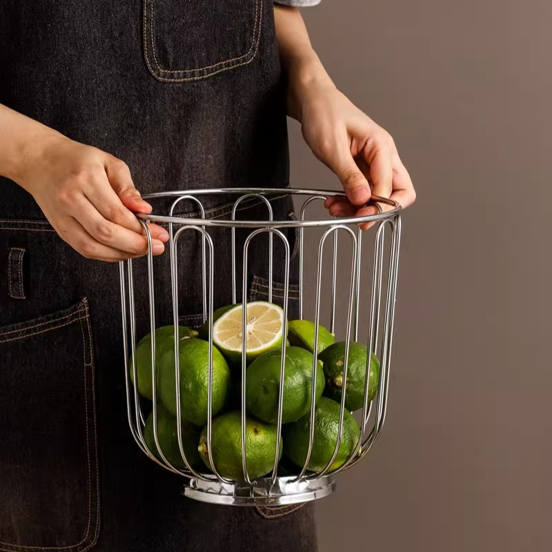 ミニマリストフルーツバスケット 304 ステンレス鋼野菜フル - Food Storage For Restaurant のレビューと価格