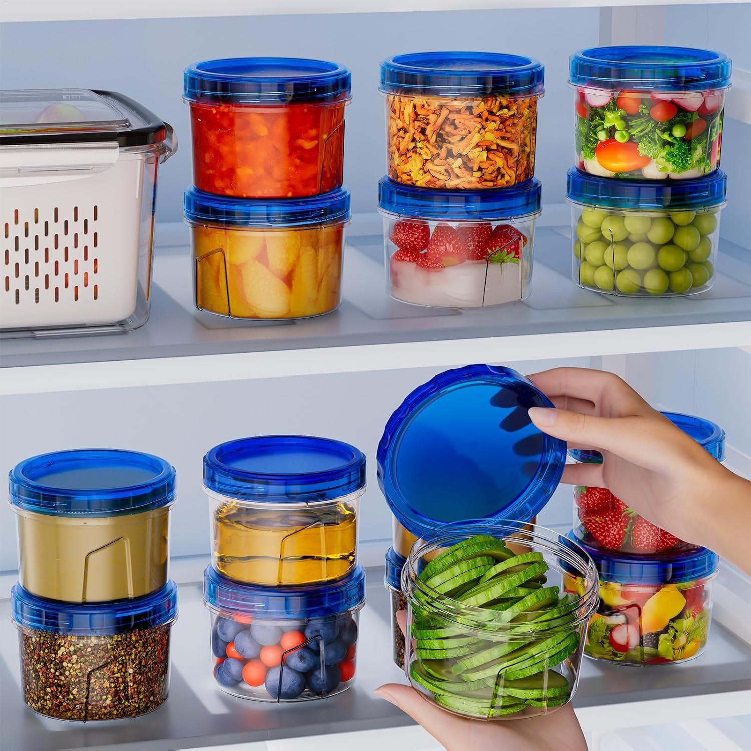 冷凍庫用食品保存容器 6個入り 16オンス 漏れ防止 積み重 - Food Storage Refrigerator のレビューと価格