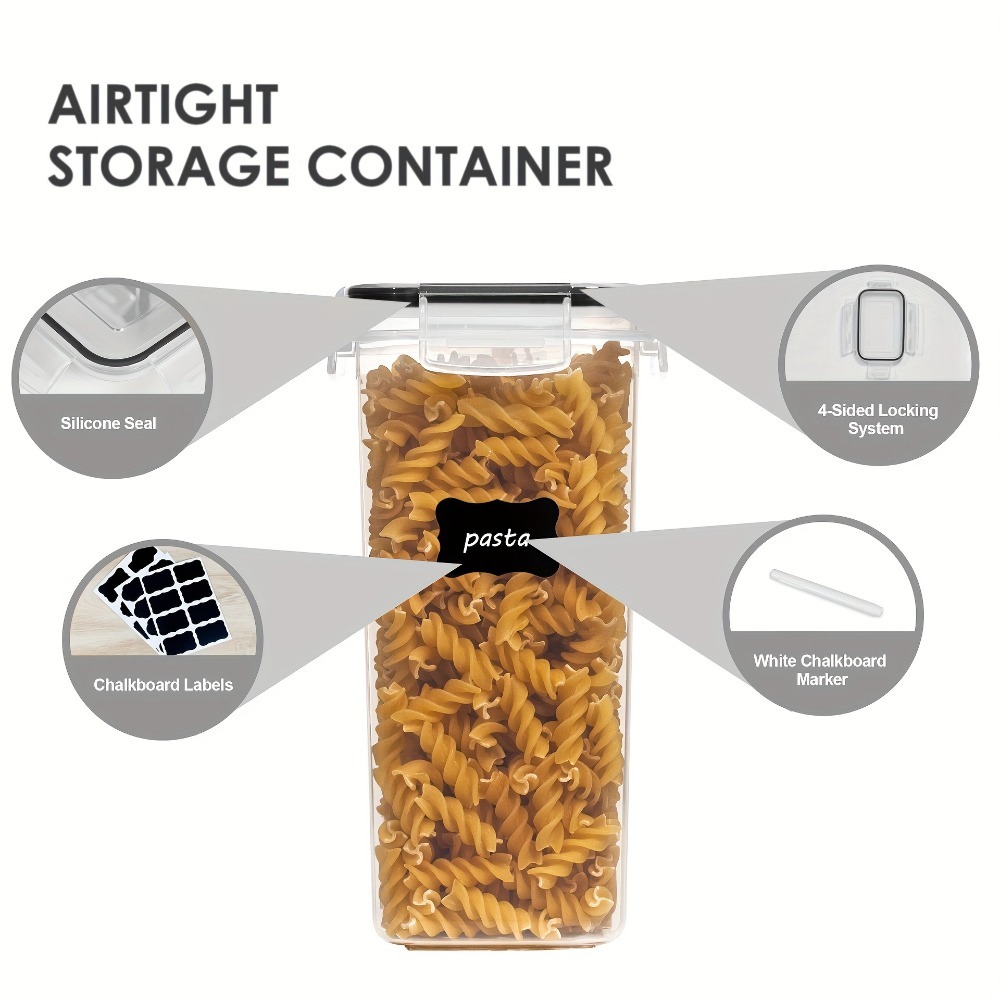 24個入り食品保存容器 12箱 12蓋 気密パントリーオーガ - Food Storage Order のレビューと価格