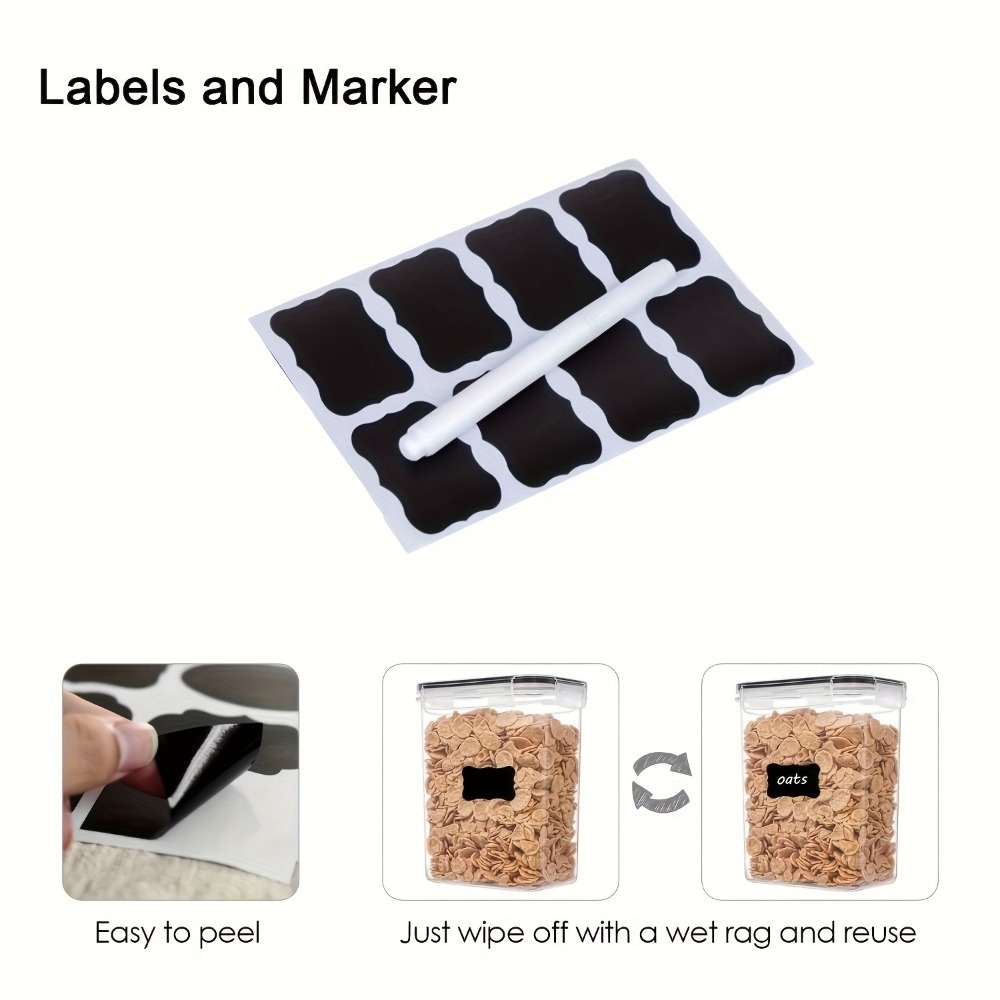 24個入り食品保存容器 12箱 12蓋 気密パントリーオーガ - Food Storage Order のレビューと価格