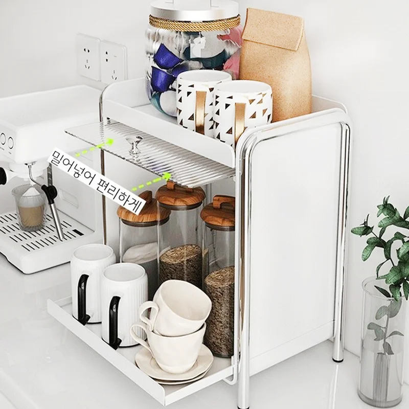 デスクトップオーガナイザー収納キャビネット化粧品収納ボックス - Food Storage In Cabinets のレビューと価格