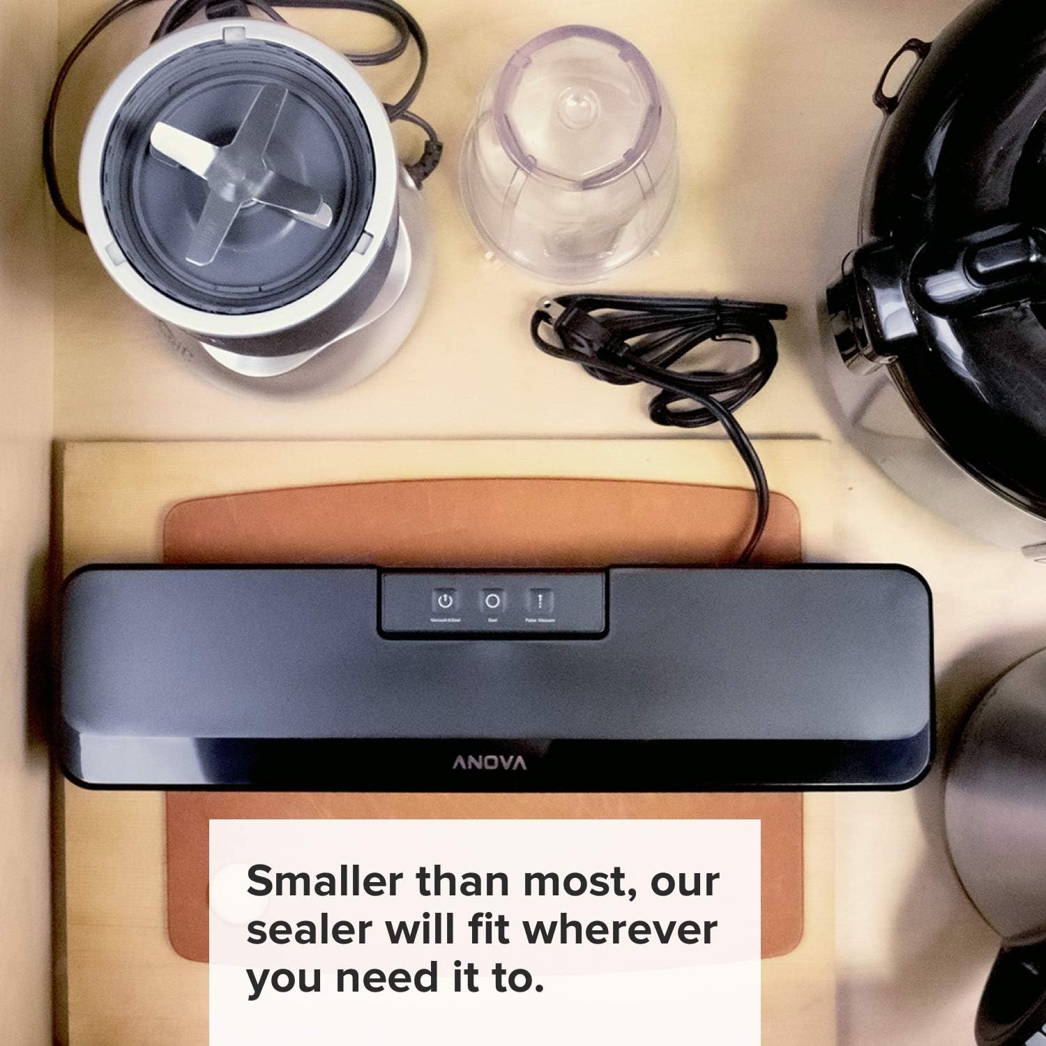 スリムコンパクト真空シーラーマシン、ウェット＆ドライフードシ - Food Storage Long Term のレビューと価格