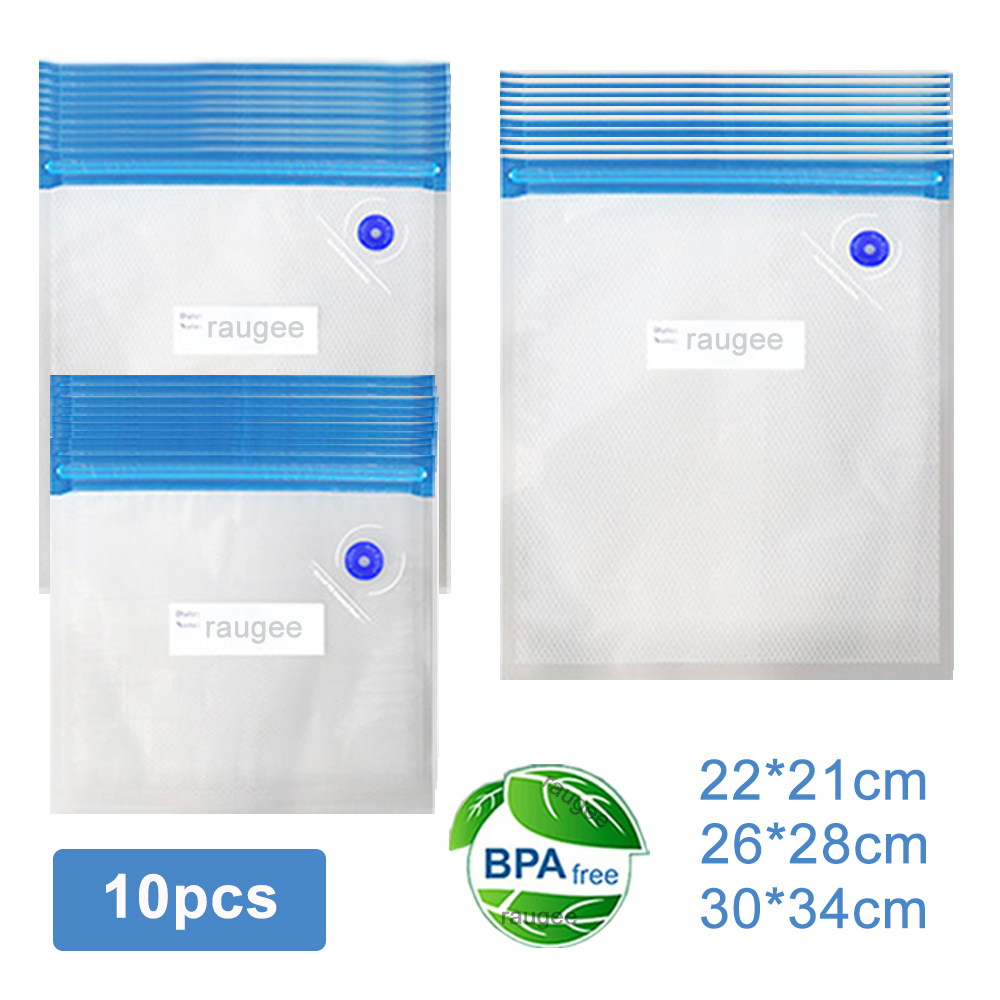 真空バッグ 再利用可能な食品真空包装袋 10 個真空シール保 - Food Storage Hot のレビューと価格