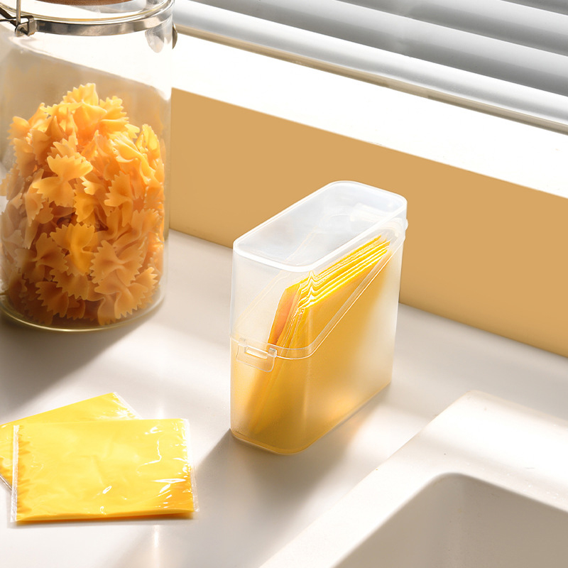 チーズキーパーケース気密食品保存容器蓋付き大容量スライスチー - Food Storage Large Plastic Containers のレビューと価格