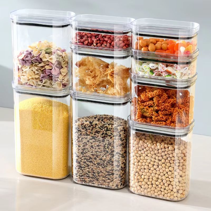密封容器 キッチンキャビネットオーガナイザー 穀物 大豆 ナ - Food Storage In Cabinets のレビューと価格