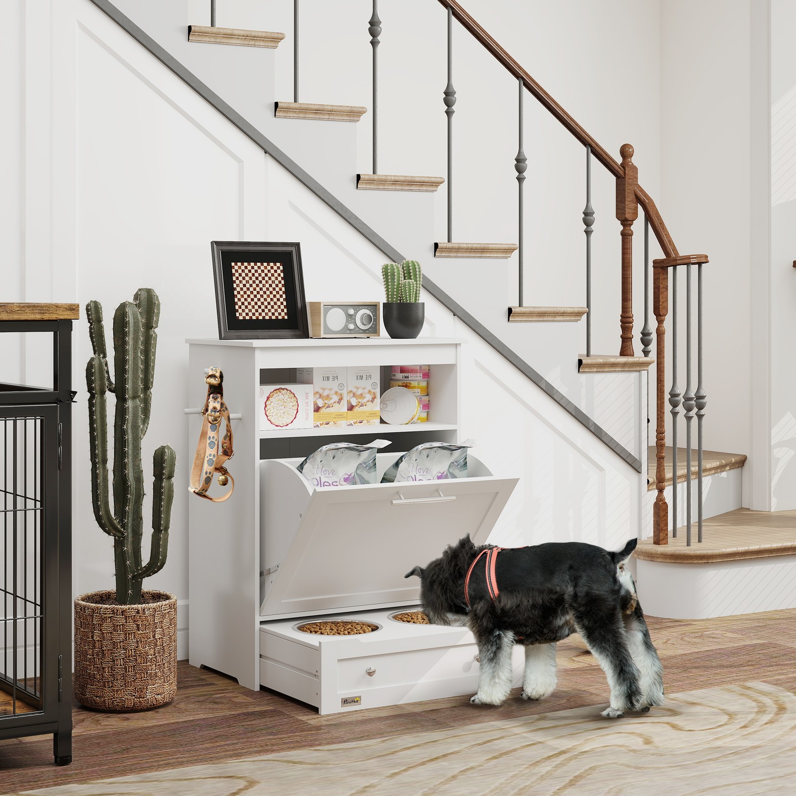 ペットフィーダーステーション、犬と猫の餌の保管・給餌ステーシ - Food Storage In Cabinets のレビューと価格