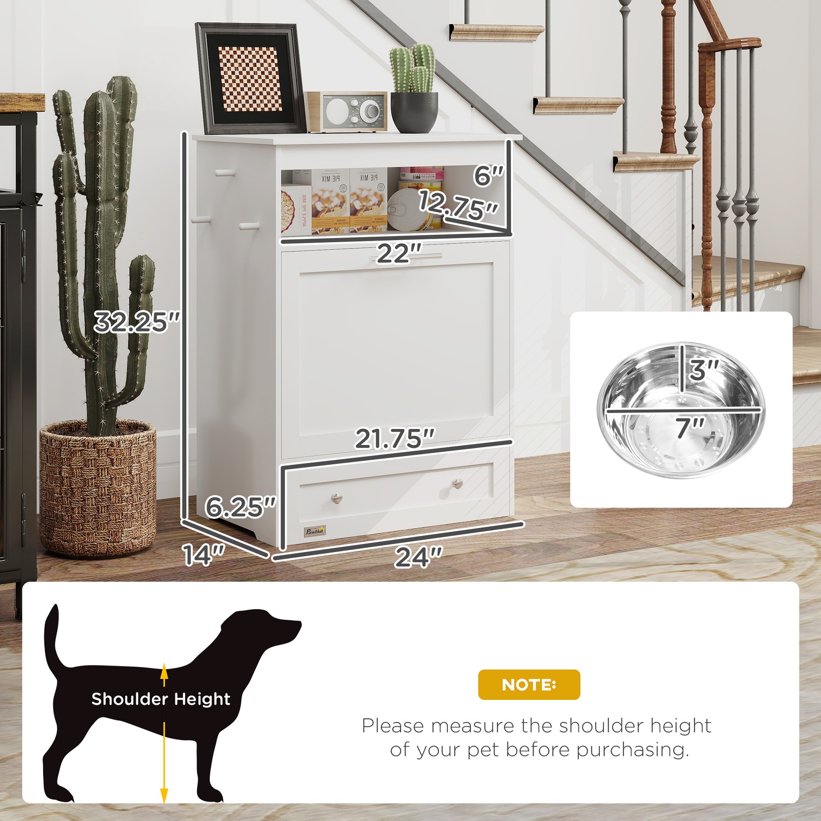 ペットフィーダーステーション、犬と猫の餌の保管・給餌ステーシ - Food Storage In Cabinets のレビューと価格