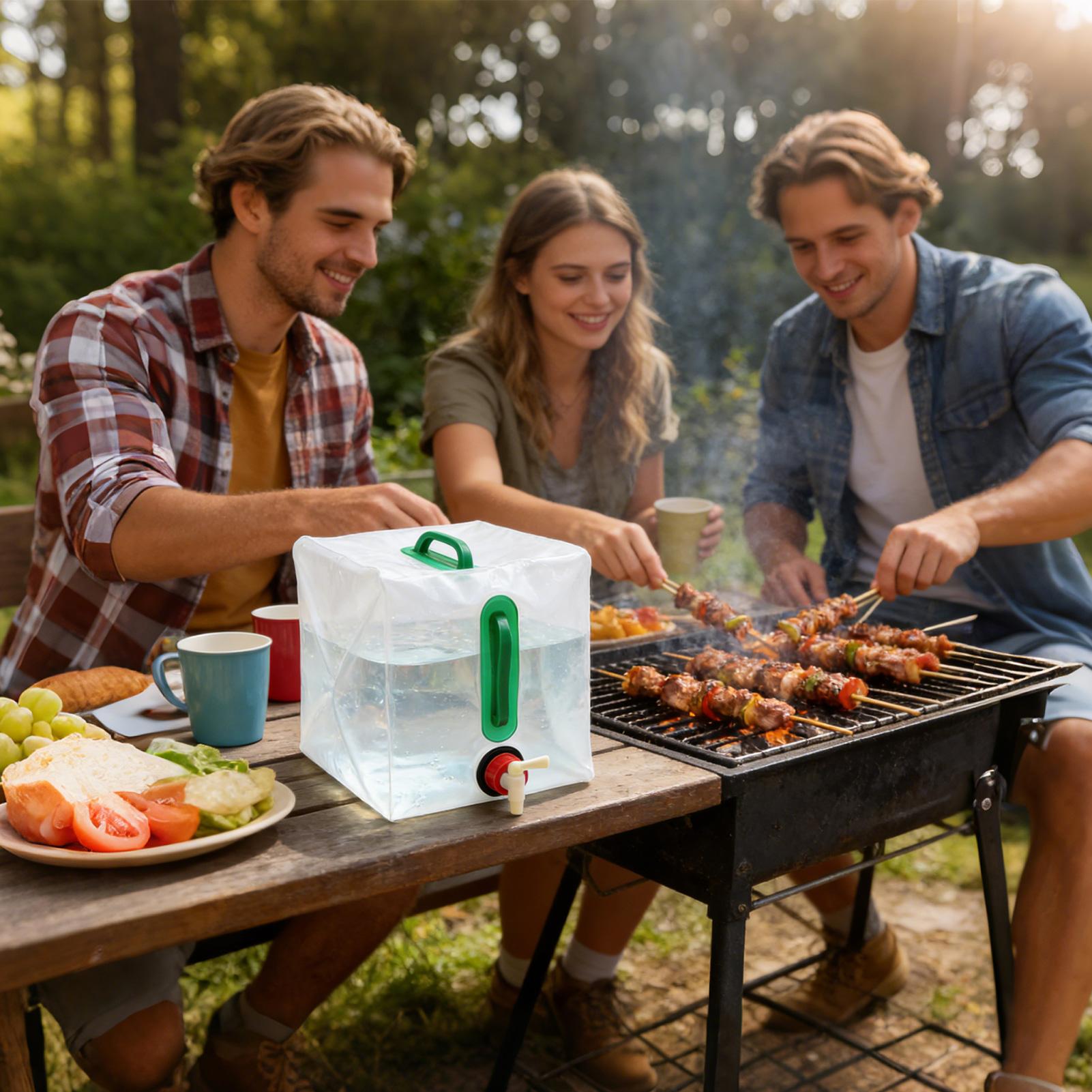 飲料水貯蔵容器 20L 折りたたみ式漏れ防止ポータブルバッグ - Food Storage Bag のレビューと価格