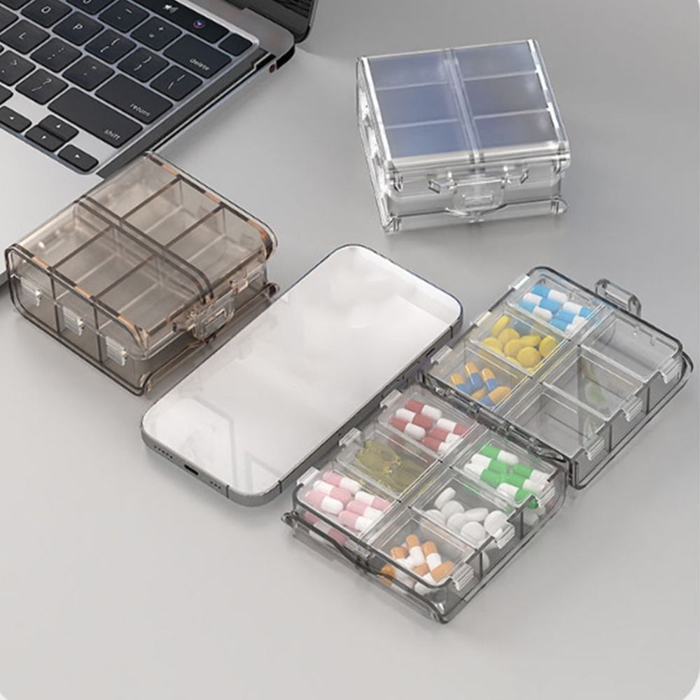 12 グリッドピルディスペンサーボックス二層大容量薬保管容器 - Food Storage Large Plastic Containers のレビューと価格