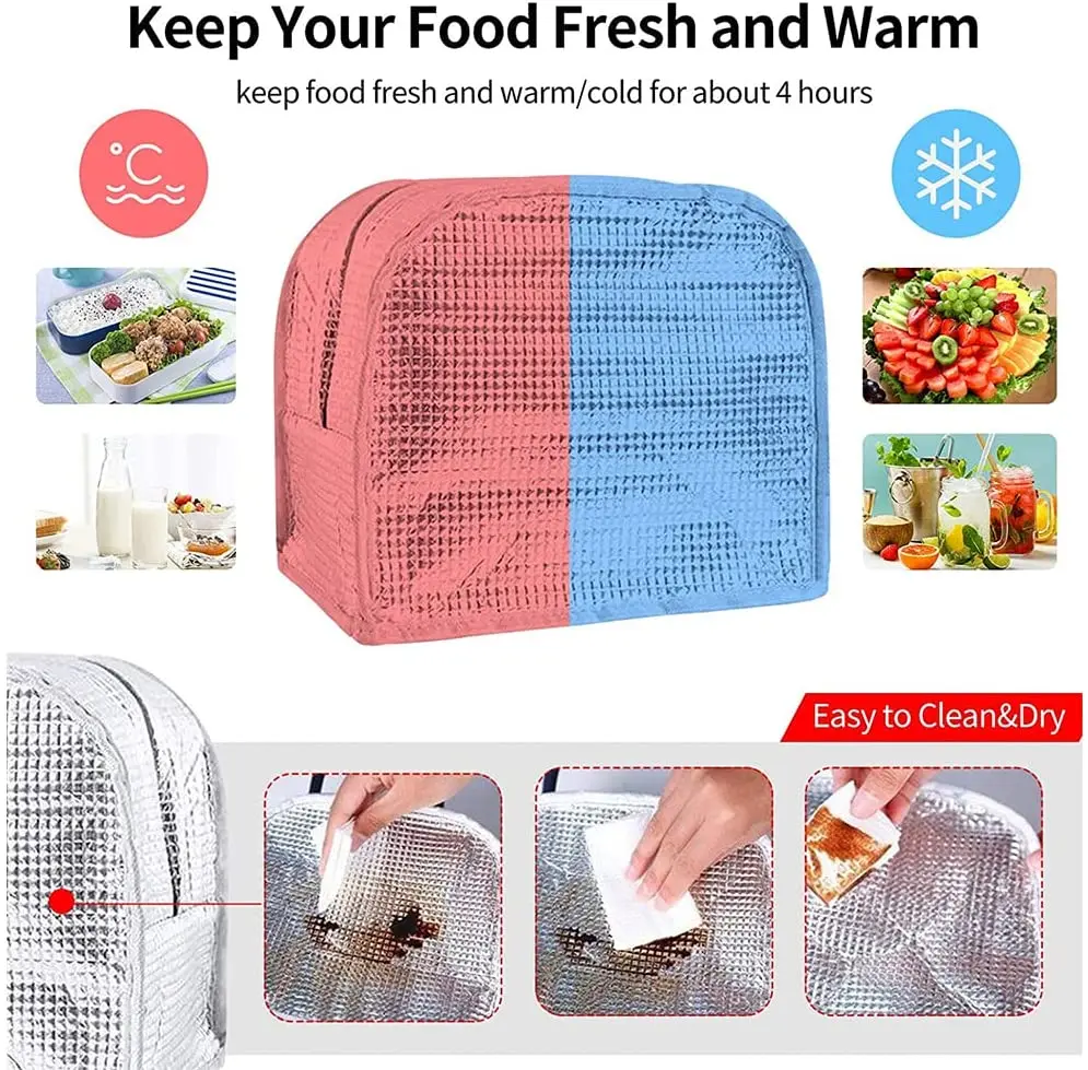 任意の名前をカスタマイズランチバッグキャンバスグレーハンドバ - Food Storage Name のレビューと価格