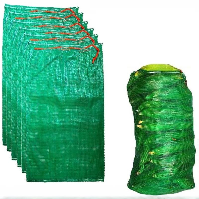10個の特大再利用可能なメッシュ製品保存袋、玉ねぎ、ジャガイ - Produce Bag Reusable Mesh のレビューと価格