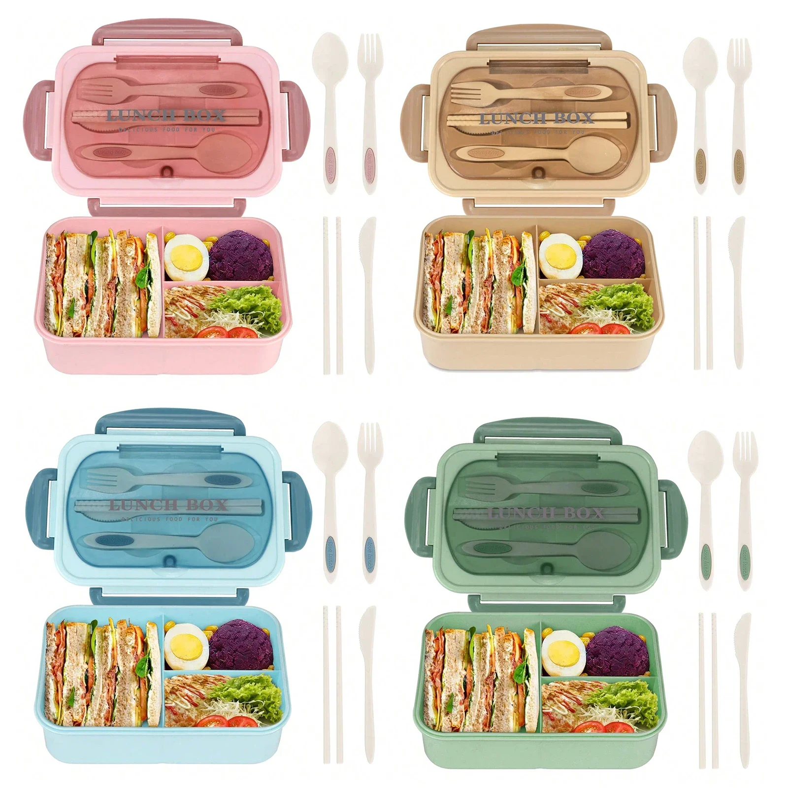 大人用弁当箱 3コンパートメント付き ランチコンテナ 男女兼 - Food Storage 30 Years のレビューと価格
