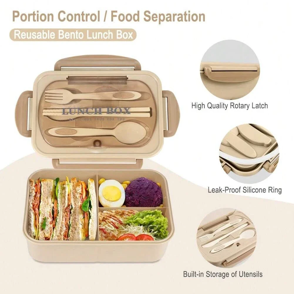 大人用弁当箱 3コンパートメント付き ランチコンテナ 男女兼 - Food Storage 30 Years のレビューと価格