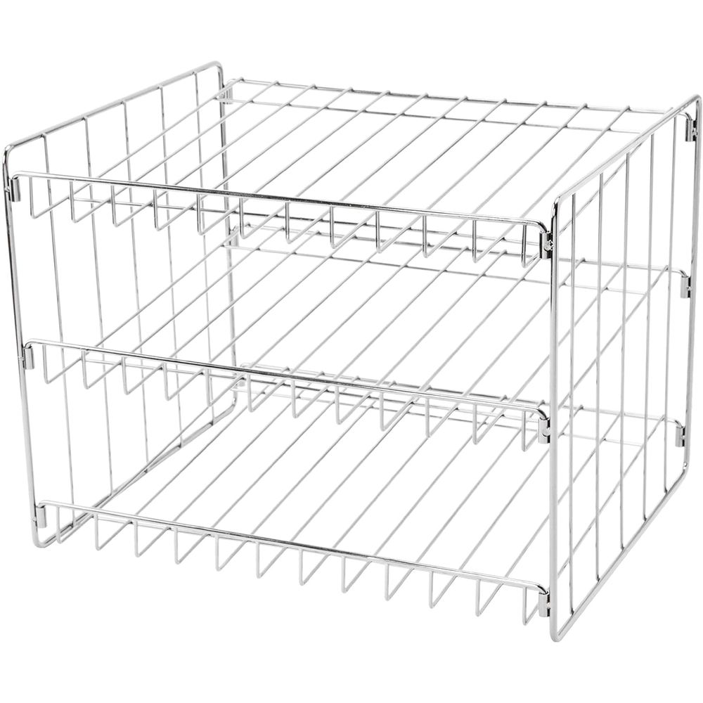 3段缶オーガナイザー |   クロム鋼製 缶詰収納ラック | - Food Storage In Cabinets のレビューと価格