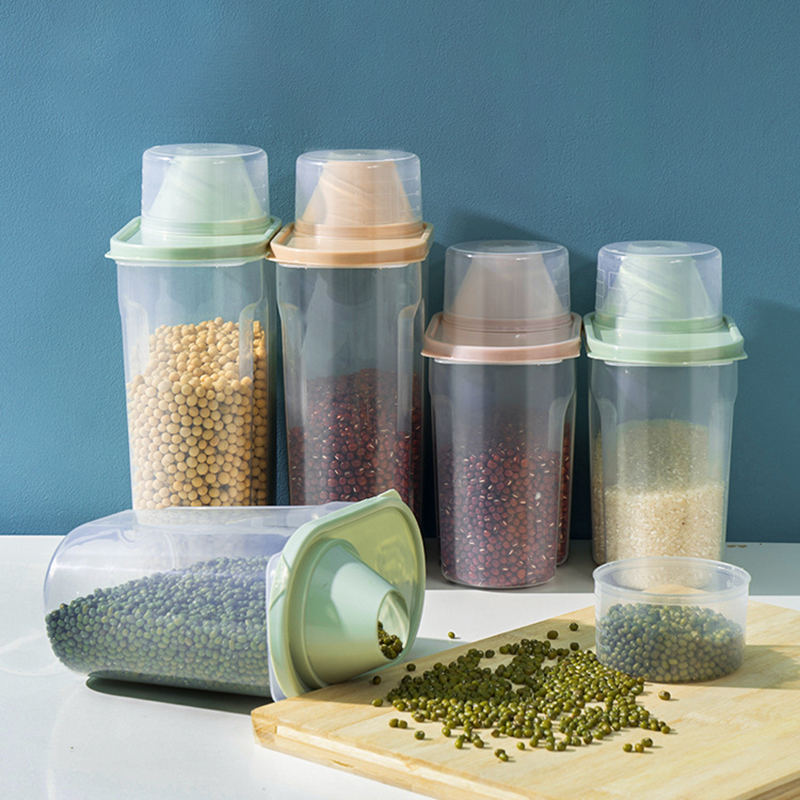 大型キッチン穀物貯蔵タンク食品乾物収納ボックスプラスチック密 - Food Storage Large Plastic Containers のレビューと価格