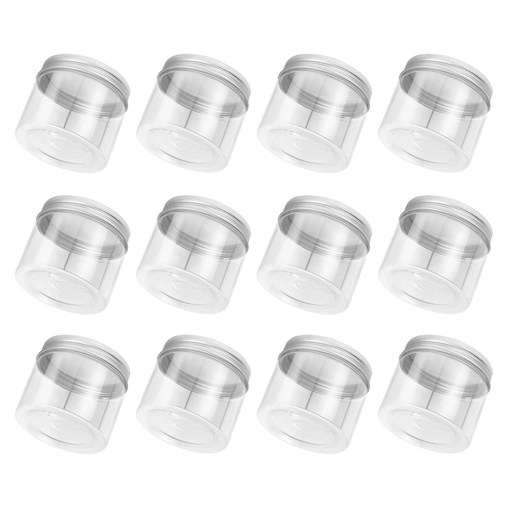 12個入り食品保存瓶セット 再利用可能な密閉メイソンジャー  - Food Storage With Lids のレビューと価格