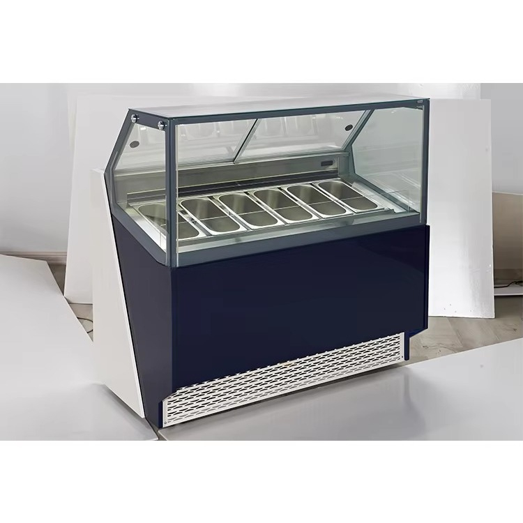 没入型ガラス扉付きチェスト型ディスプレイ冷凍庫、アイスクリー - Food Storage Refrigerator のレビューと価格