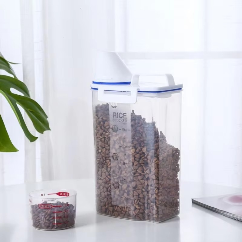 ホットセール！エコフレンドリーなプラスチック製ペットフード収 - Food Storage Hot のレビューと価格