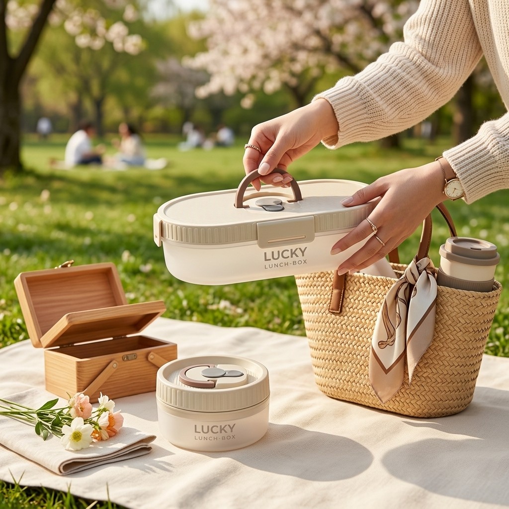 持ち運び可能な弁当箱セット、漏れ防止3ピース電子レンジ対応食 - Food Storage 30 Years のレビューと価格