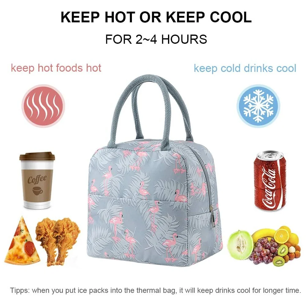 カスタム名ランチバッグ女性用ポータブルランチボックスクーラー - Food Storage Name のレビューと価格