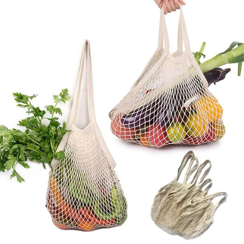 再利用可能なコットンメッシュ製野菜・果物用食品保存袋、キッチ - Produce Bag Reusable Mesh のレビューと価格