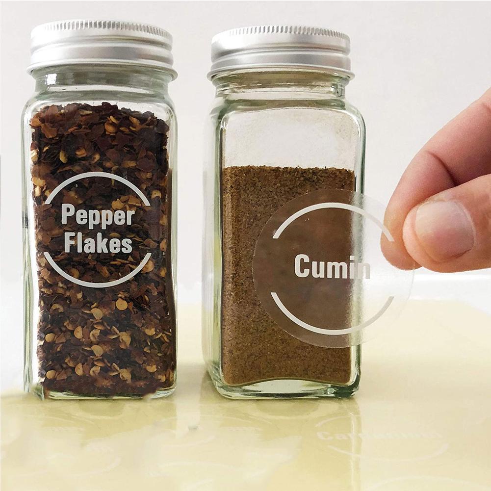144 ピース/セット透明スパイスジャー収納ラベルキッチンジ - Food Storage Name のレビューと価格