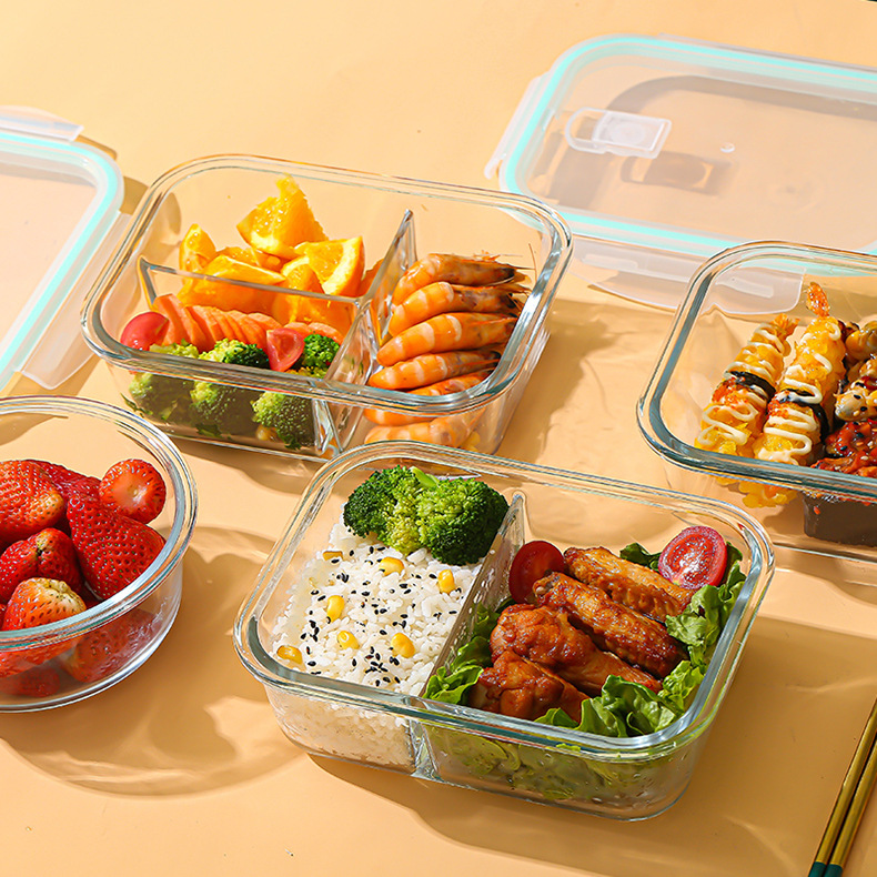 ガラス製鮮度保持容器 高硼珪酸耐熱電子レンジ対応弁当箱 冷蔵 - Food Storage Oven Safe のレビューと価格