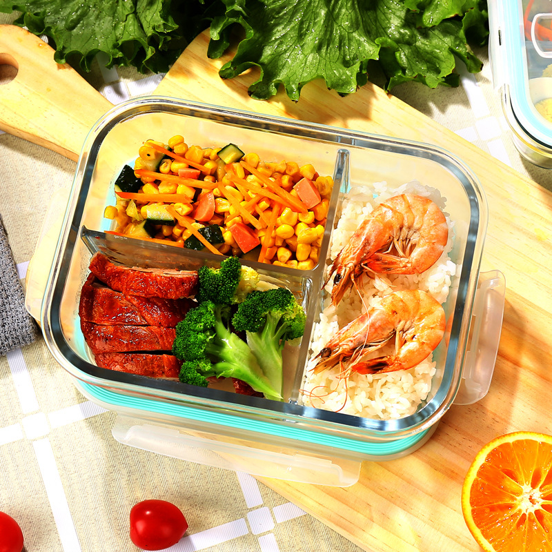 ガラス製鮮度保持容器 高硼珪酸耐熱電子レンジ対応弁当箱 冷蔵 - Food Storage Oven Safe のレビューと価格