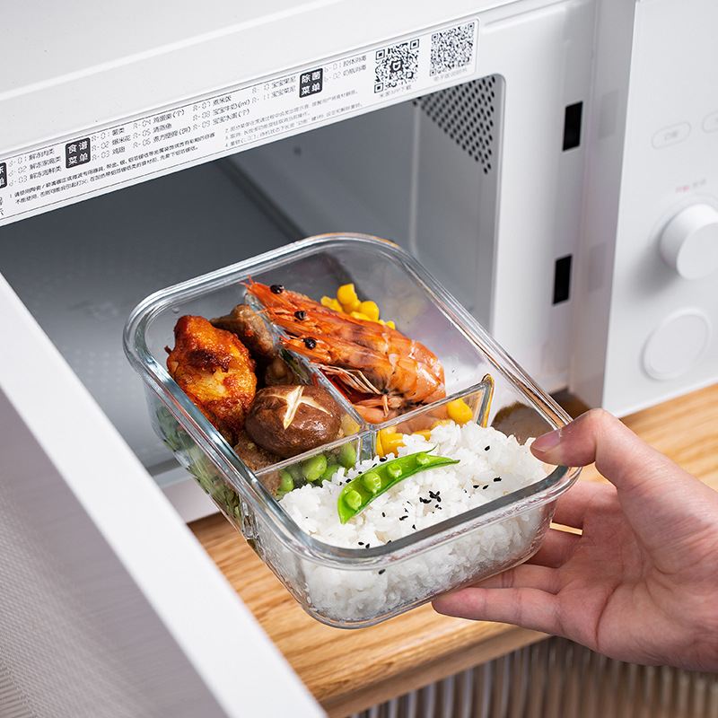 ガラス製鮮度保持容器 高硼珪酸耐熱電子レンジ対応弁当箱 冷蔵 - Food Storage Oven Safe のレビューと価格