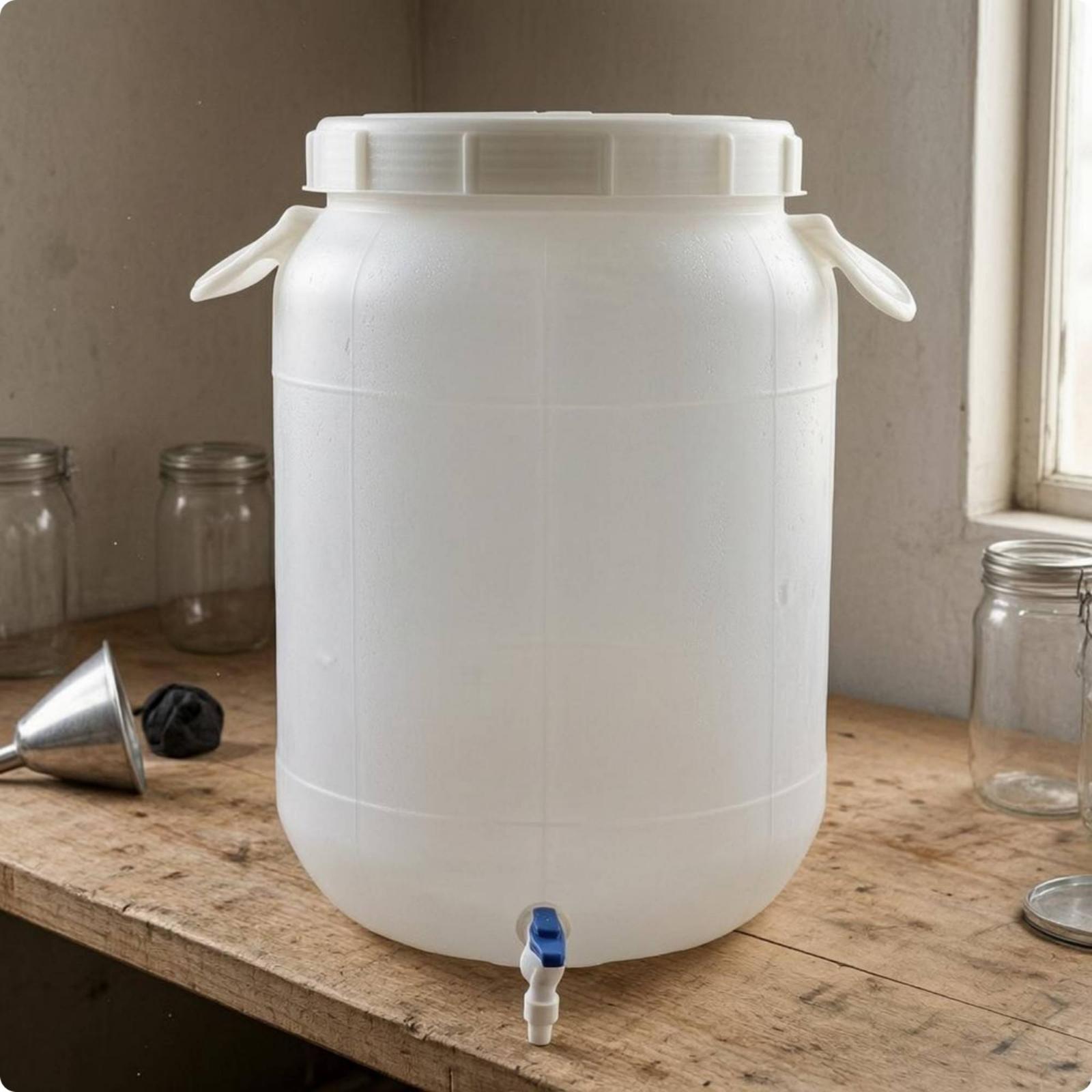 食品グレードのプラスチック製収納バレル、耐久性のある厚みのあ - Food Storage And Container のレビューと価格