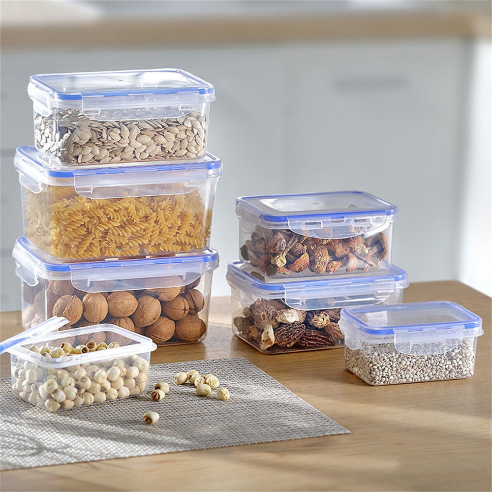 1/4パック食品保存容器 透明キッチン整理ボックス 蓋付き  - Food Storage Oven Safe のレビューと価格
