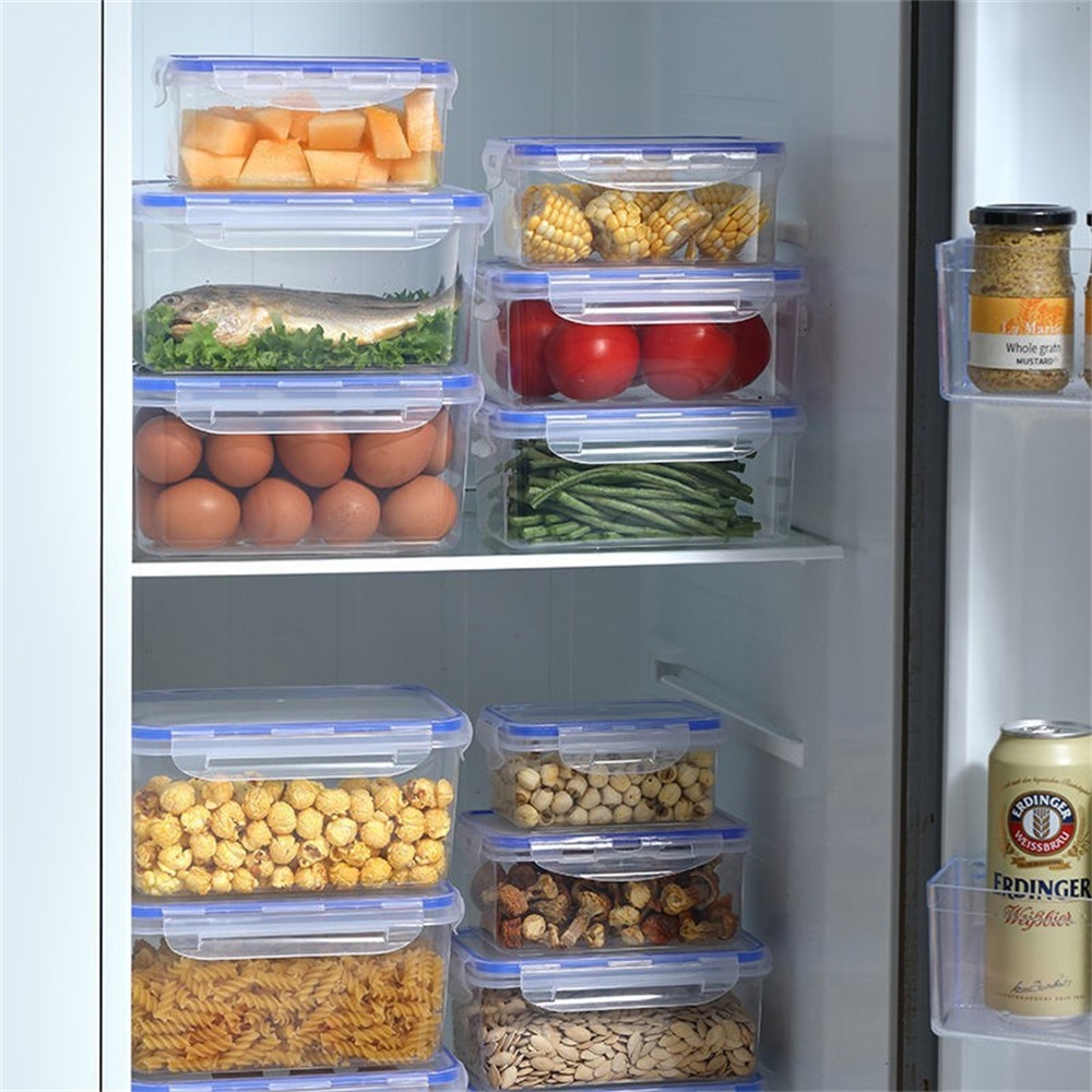 1/4パック食品保存容器 透明キッチン整理ボックス 蓋付き  - Food Storage Oven Safe のレビューと価格
