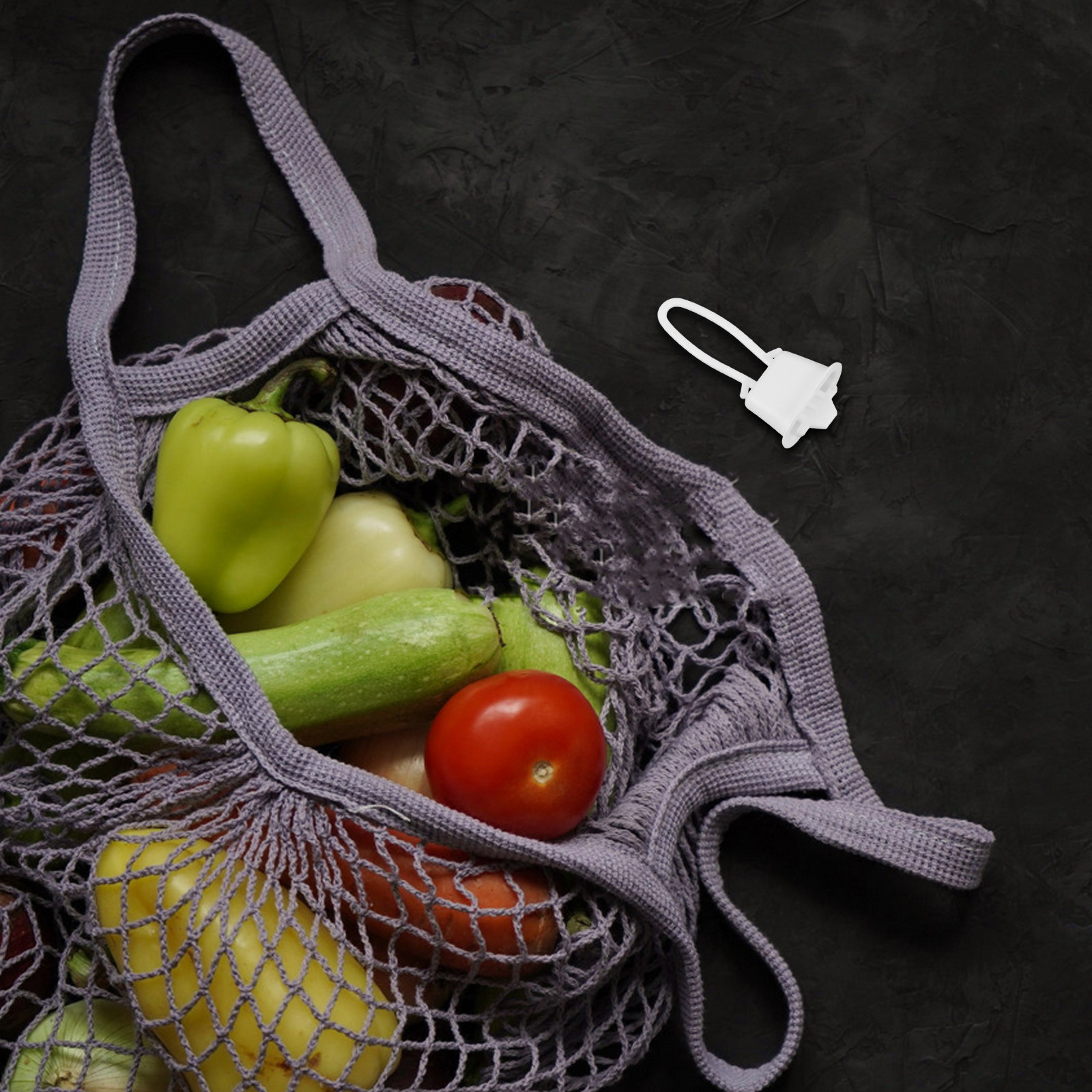 200個入りメッシュバッグクラスプ、プラスチック製卵型メッシ - Produce Bag Reusable Mesh のレビューと価格