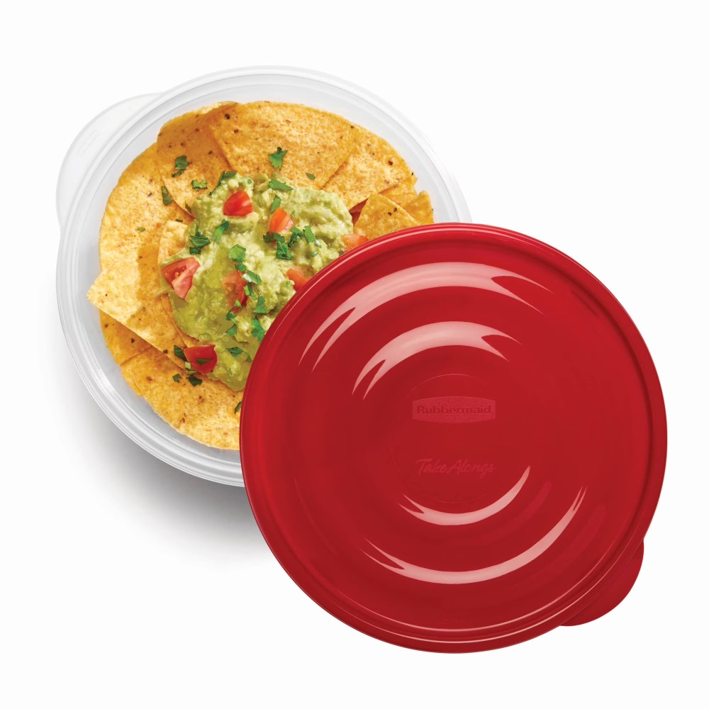 蓋付き大型丸型食品保存容器、3個セット、各容量6.2カップ、 - Food Storage Large Plastic Containers のレビューと価格