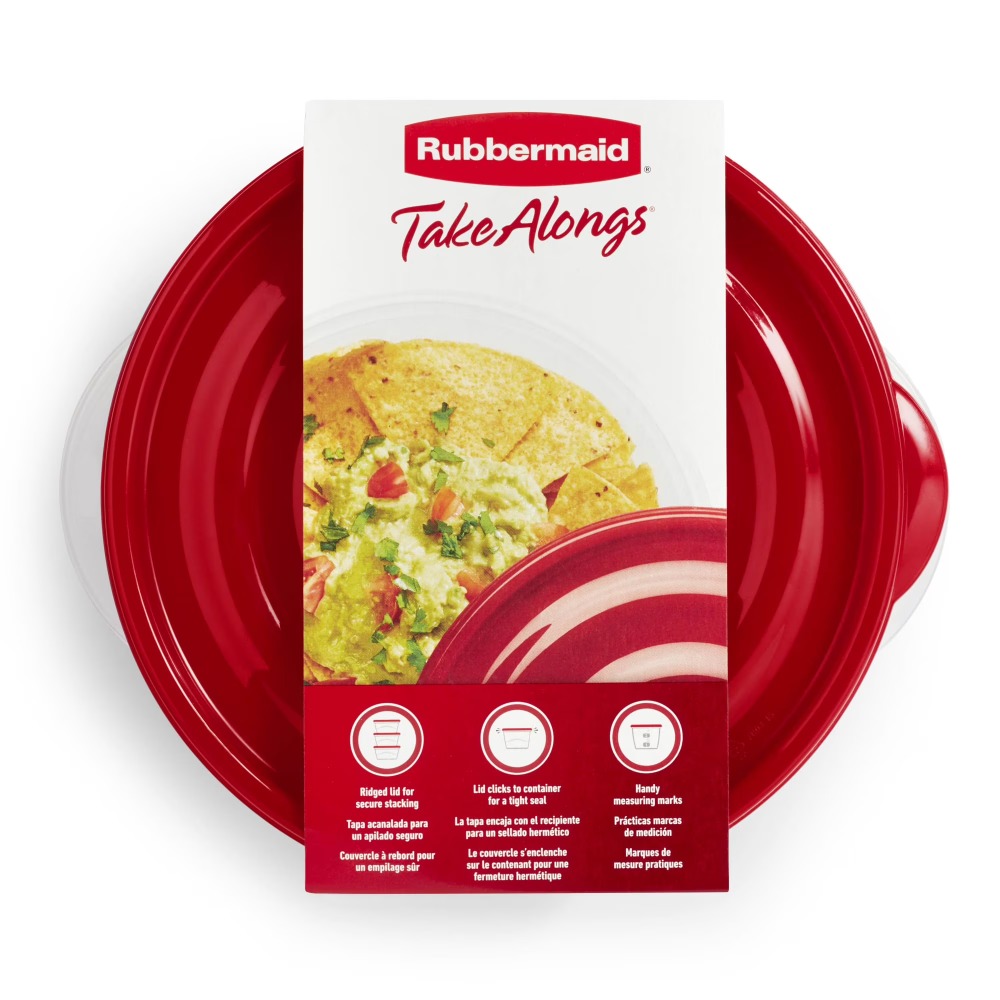 蓋付き大型丸型食品保存容器、3個セット、各容量6.2カップ、 - Food Storage Large Plastic Containers のレビューと価格