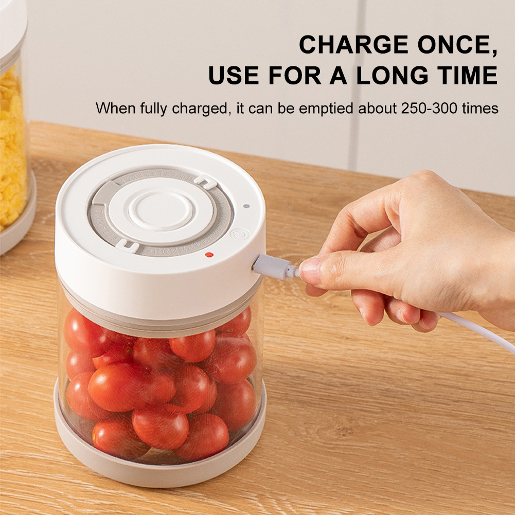 キッチン防湿ガラスコーヒー豆ジャー自動インテリジェント真空保 - Food Storage Order のレビューと価格