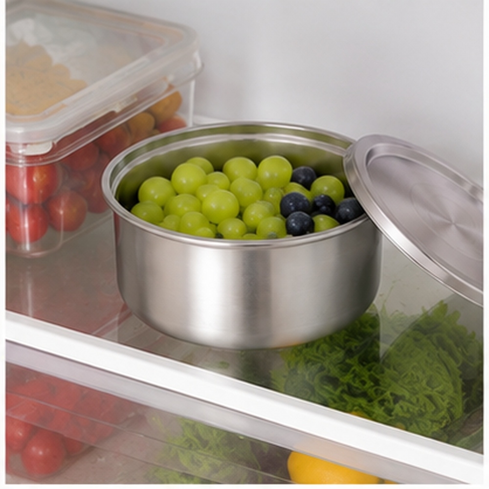 304ステンレス鋼製蓋付きラメキン、蒸し卵、ベビーフードボウ - Food Storage Order のレビューと価格