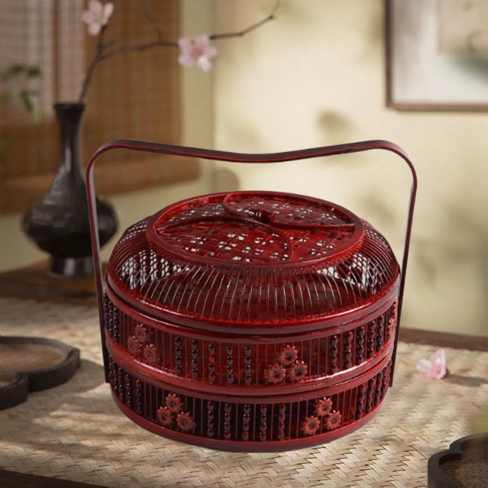 竹製卵バスケットオーガナイザー多機能ポータブル素朴な収納容器 - Food Storage For Restaurant のレビューと価格