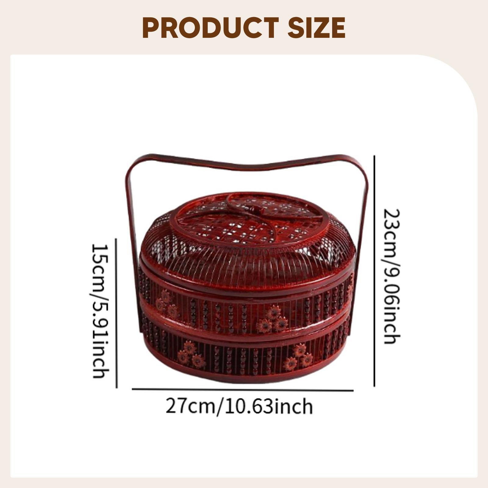 竹製卵バスケットオーガナイザー多機能ポータブル素朴な収納容器 - Food Storage For Restaurant のレビューと価格